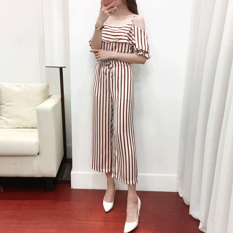 三伏天再穷也得打扮，看看新出炉的阔腿裤套装，上身显气质又靓丽