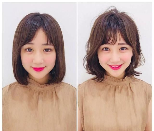  #女人#日本小姐姐的“刘海小脸术”走红ins：有刘海的女人，原来这么美