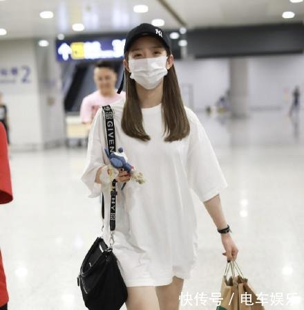 孟美岐短裤短到看不见, 是衬衫太长了? 网友: 刚走红就这么浪?