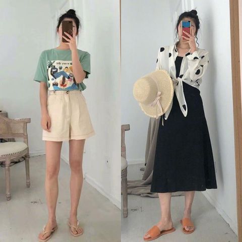 『人人』18套休闲少女风示范,简单又百搭,而且是衣橱里人人都有的单品