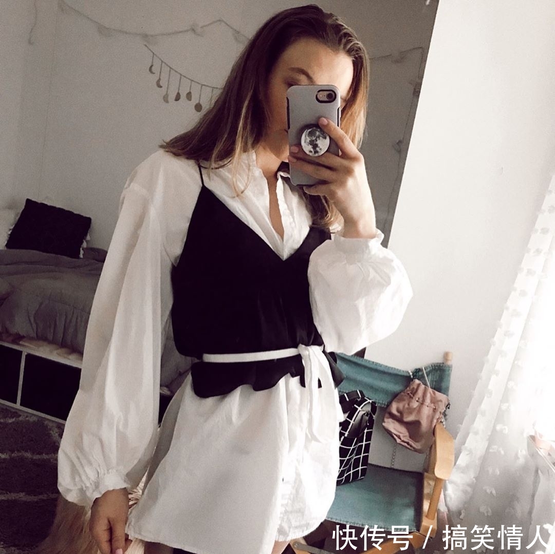  「满满」名品肩颈线+小蛮腰，这都不敢露？大方领泡泡袖，大大方方穿！