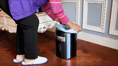 为了玩垃圾桶，孩子每天抢着扔垃圾，优百纳智能感应垃圾桶深入体验