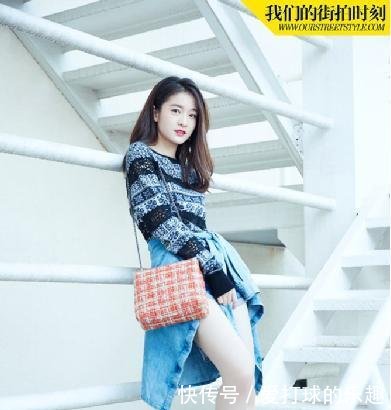 人家比脸我们比腿，张雪迎最新写真，长腿不输关晓彤