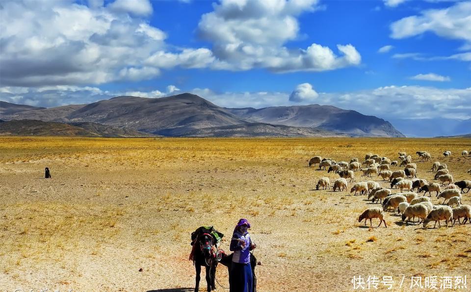 雅鲁藏布江源头的这片五彩沙漠,凄美、奇幻!