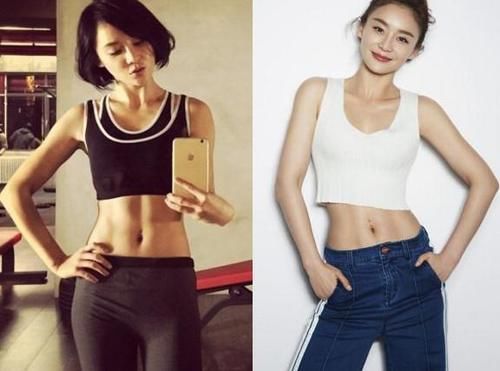袁姗姗只不过是穿了条微喇裤，就像胖了20斤，网友：可惜了马甲线
