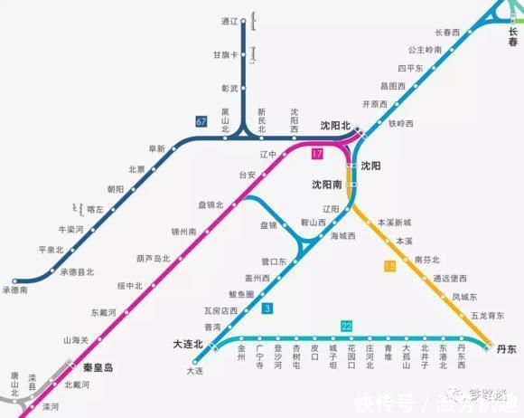  国铁■中国高铁线路图2019年1月版每条线路经过哪些城市都可以看