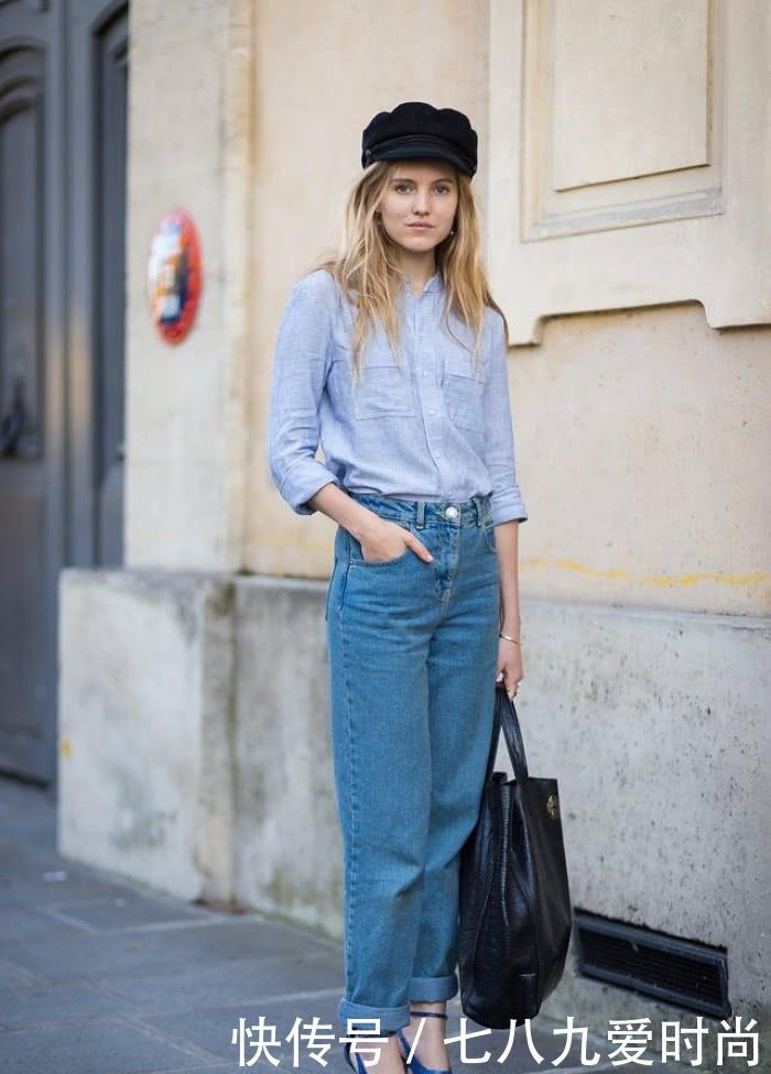 适合上班族的职场穿搭：衬衫＋牛仔裤，穿出干练洒脱范！