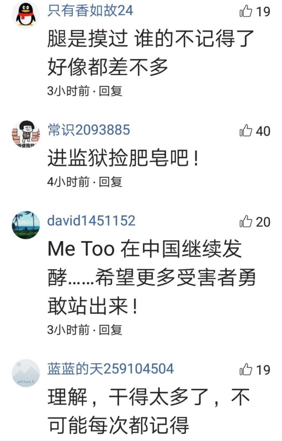 媒体人涉性侵，蒋方舟曝曾遭其摸腿，章文:忘记了!网友不干了