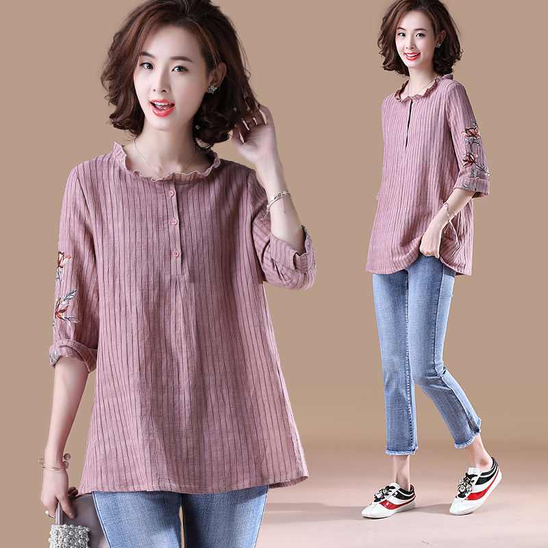 无意中遇见的棉麻小衫，不得不说，款款美的销魂，推荐780后穿