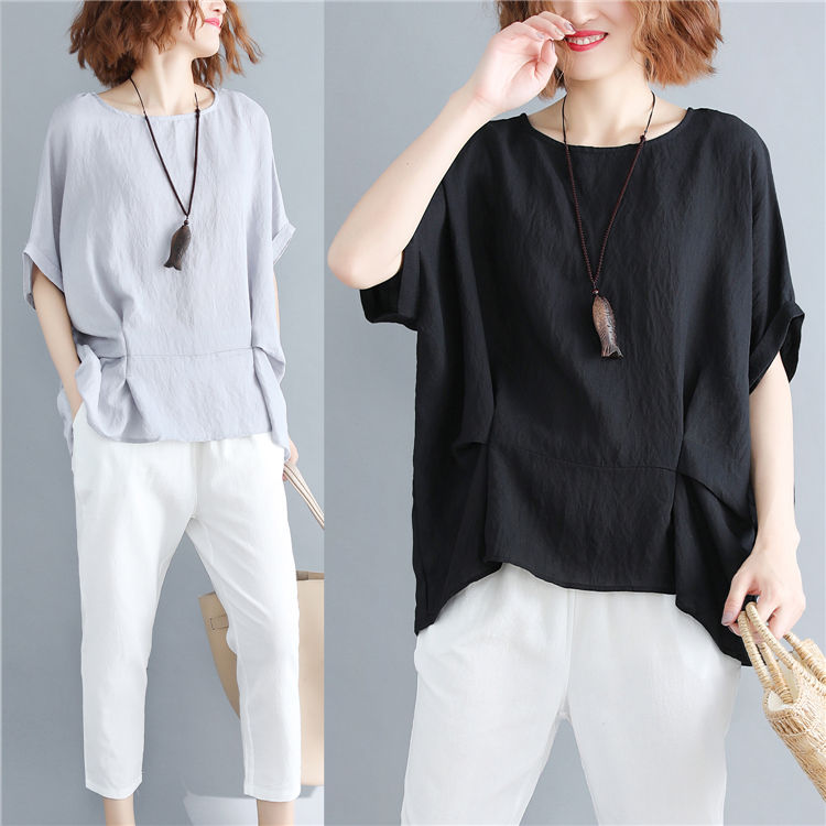 三伏天少穿真丝，试试这样的棉麻装，一件比一件洋气，款款经典