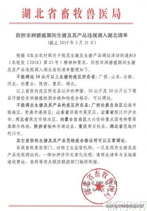 调运新规养猪人请注意！8省不能调运30公斤以上生猪