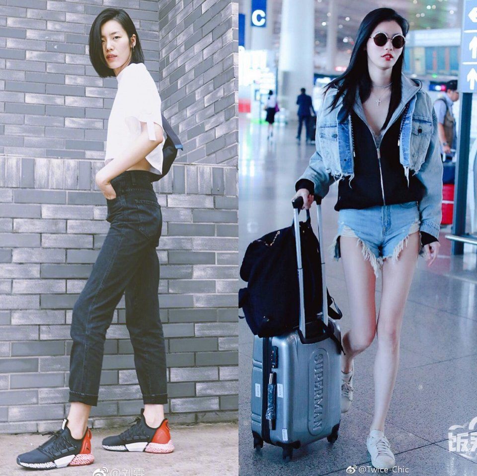 奚梦瑶绝对是最敢穿的女明星!能露的地方全露，连刘雯都比不过她