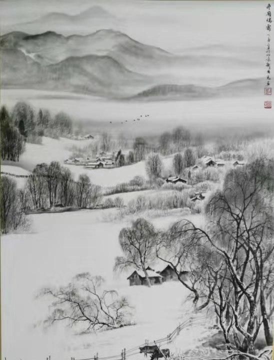  「建国」建国70周年重点推荐艺术家刘国志国画作品欣赏