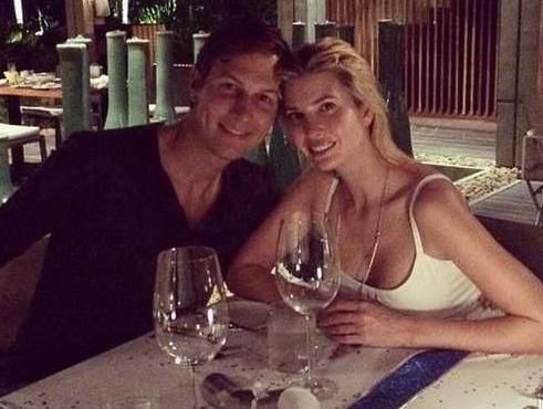 37岁的伊万卡:锁骨玉颈很迷人，最后一张与老公深夜喝酒!