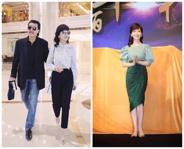 赵雅芝爱穿高跟鞋,显得很高挑,要是穿上平底鞋是啥样呢?