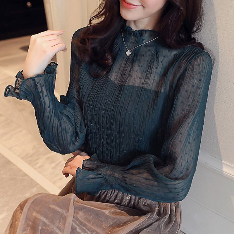 终于找到这些别真丝高端洋气的小衫了!打算买3件囤起来，美一秋