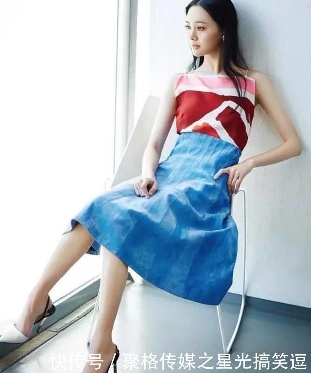 当“平底女王”郑爽穿上高跟鞋，画风突变，网友：秒变气质女神