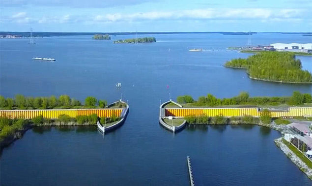             世界上“唯一断开”的大桥，却依然能够维系交通，这