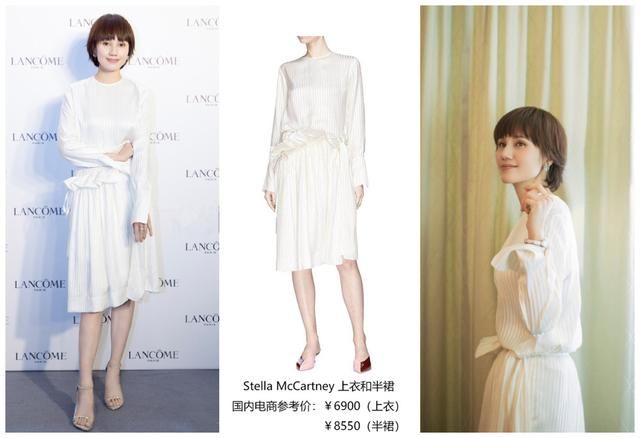 41岁袁泉魅力不减当年！穿连衣裙优雅又清新，好气质加分不少