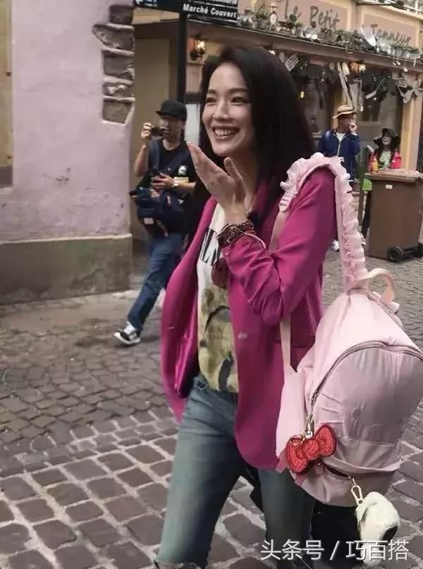 舒淇何止是逆龄女神!42岁的她竟然将粉色驾驭得如此自如