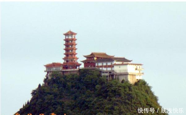 一座庙,一道彩虹美不胜收,六盘水市盘州市“丹霞山”的旅游胜地