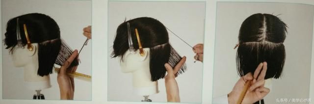 剪发必修课：时尚短发“前长后短”波波头，详细裁剪步骤，速收藏