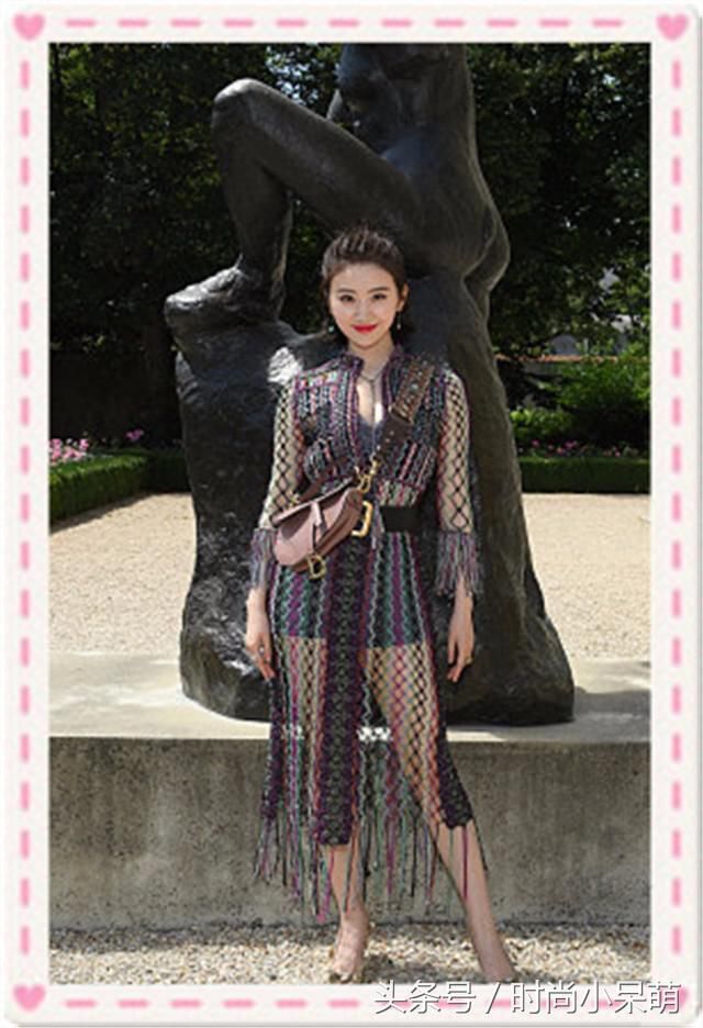 29岁杨颖和30岁景甜同穿透视裙，网友：这气质差距可不止1岁啊！