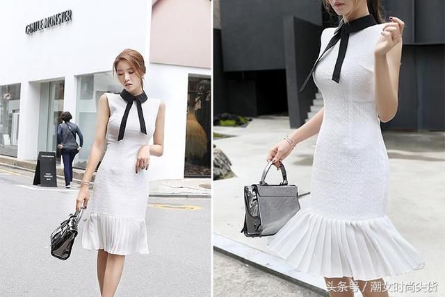 紧身裙不仅能够勾勒出完美的身材，还能够凸显出与众不同的气质
