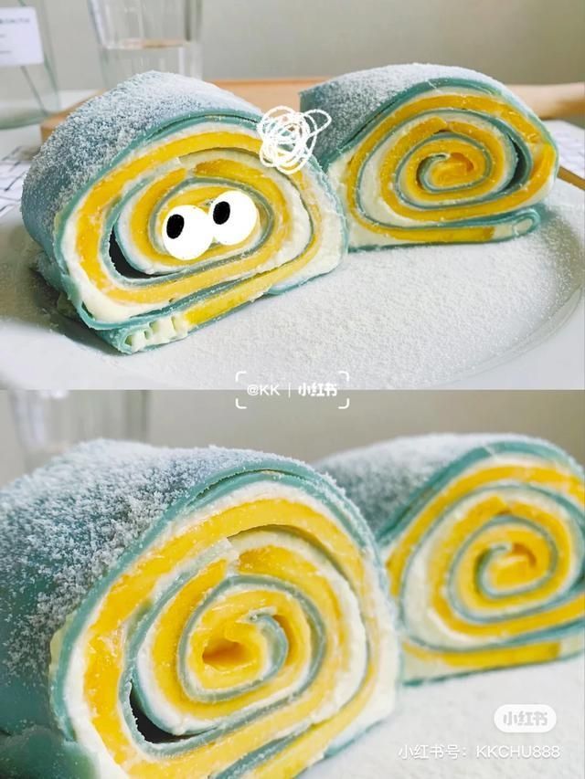  #朋友圈#零难度??超简单做雾霾蓝芒果毛巾卷做朋友圈最靓的仔
