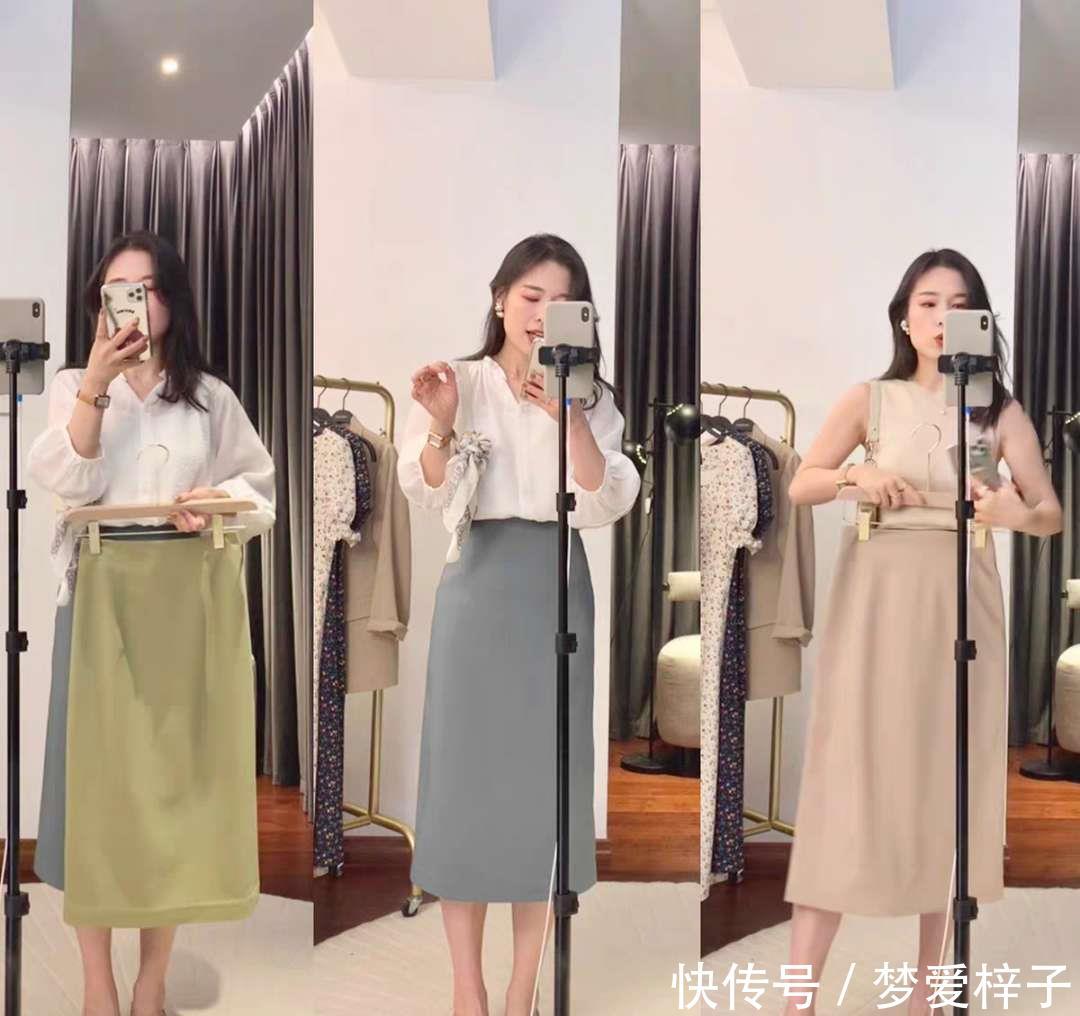  「那种」直播间真人穿搭，时尚又高级，一衣多穿真好看，怪不得销量那么高