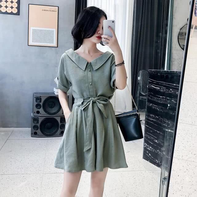 矮个子的我只穿短裤套装，清爽显高有格调、比拖地长裙可要美好多