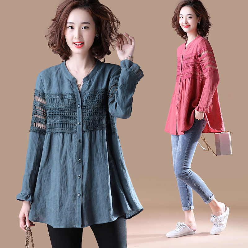 我天，“棉麻衫”上款上市，太漂亮了，甩真丝羊绒几条街