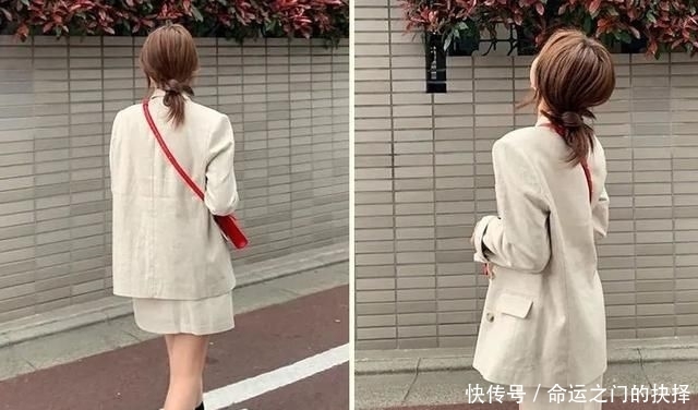  #连衣裙#4套小西装穿搭look，小个子照着穿，气质又显高