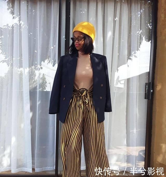  [早春季节]梨型身材愁穿搭？不怕！纸袋裤一穿，遮住短板还时尚！
