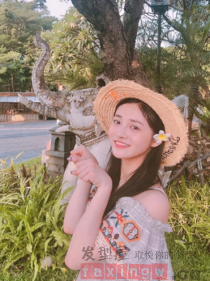 清新女生太阳帽发型 每一寸阳光都在温柔着你