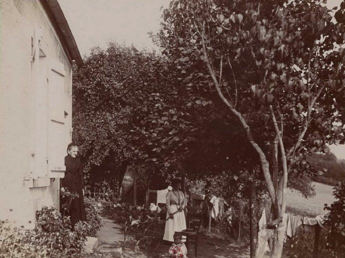 老照片:1870年法国乡村风情