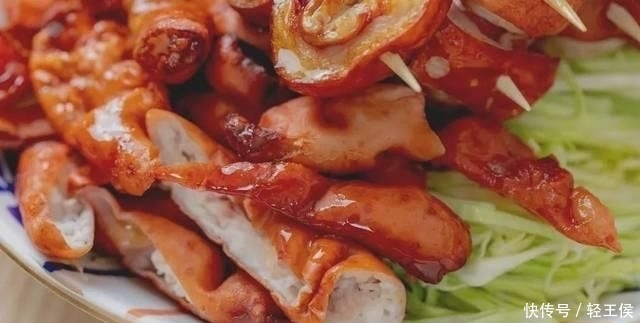 鲁菜中■来一口肥厚型爆油的山东省肥肠!hin美味!