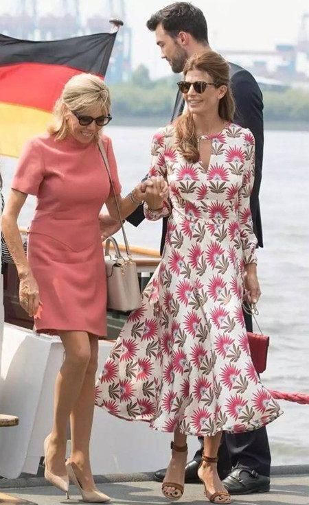 第一夫人穿紧身裙:梅拉尼娅玲珑有致，约旦王后不做模特真可惜!