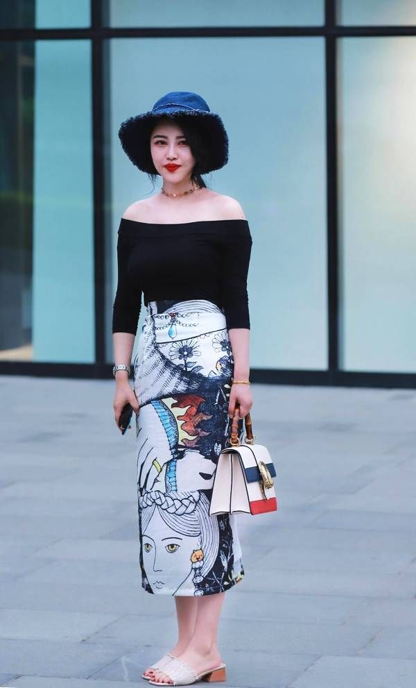 街拍 相同的衣服穿在图1美女的身上就不一样了!