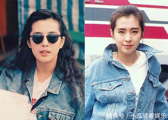  『紧身衣』80年代的香港女星穿搭：牛仔裤，紧身衣，清纯又时尚！