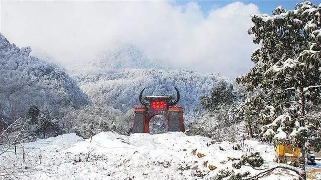 古诗配雪景，最美冬天就在黑竹沟！