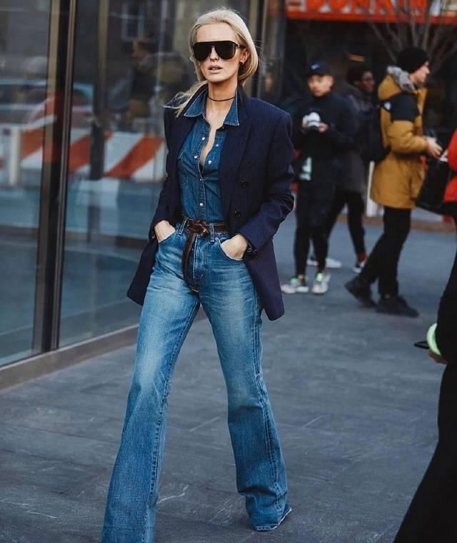  『复古』穿上喇叭裤 变成复古女郎