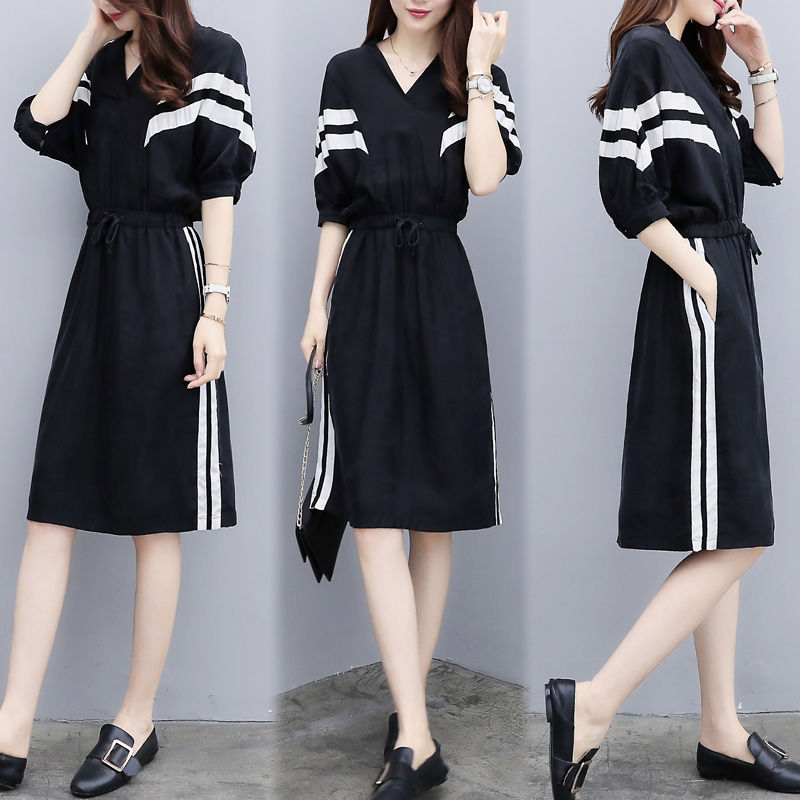 太美了，黑妹子赶紧来瞧瞧!这些精致印花雪纺裙，亮肤又遮肉