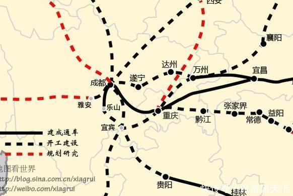 「高铁」中国这14条高铁规划开通后，这2个城市将成西部高铁的“
