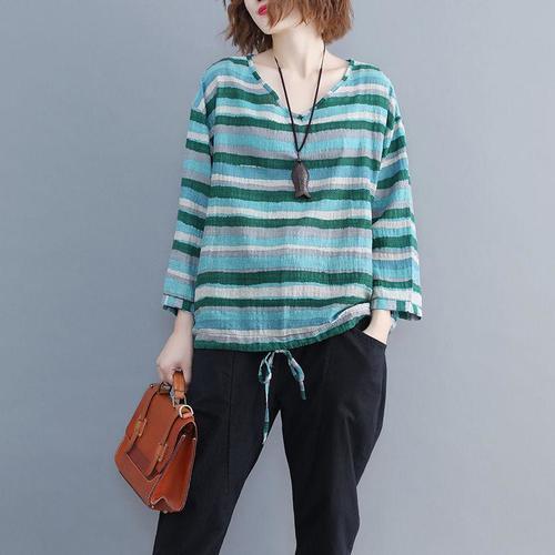 谁说棉麻越素越好看，瞧瞧下面这些棉麻装，洋气减龄又高雅，美爆