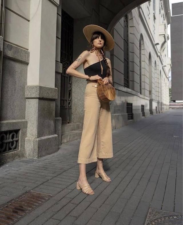 九分裤怎么穿才不路人？建议你换一双凉鞋！