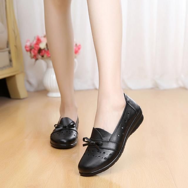 太美了,头一次见秋季妈妈鞋这么漂亮,洋气柔软,还倍有气质