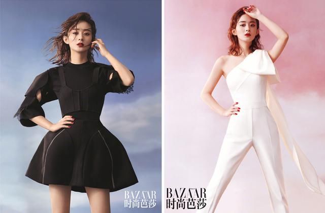 赵丽颖终于开窍?拍时尚大片霸气又冷艳，终于不再走傻白甜路线了