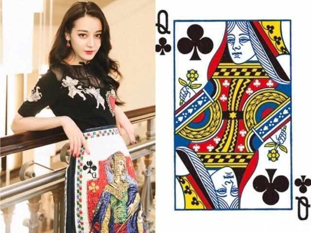 迪丽热巴把“扑克牌”穿在身上, 和王俊凯合影暴露“小心机”!