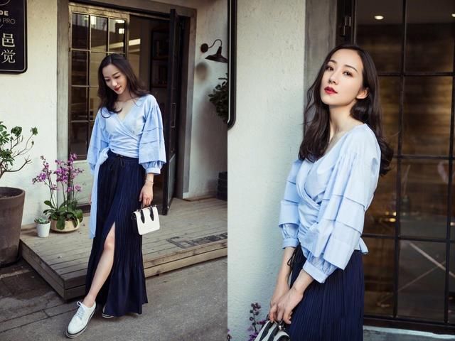 韩雪难得穿露腰装现身，还要用包包挡住，网友：露一点不要紧！